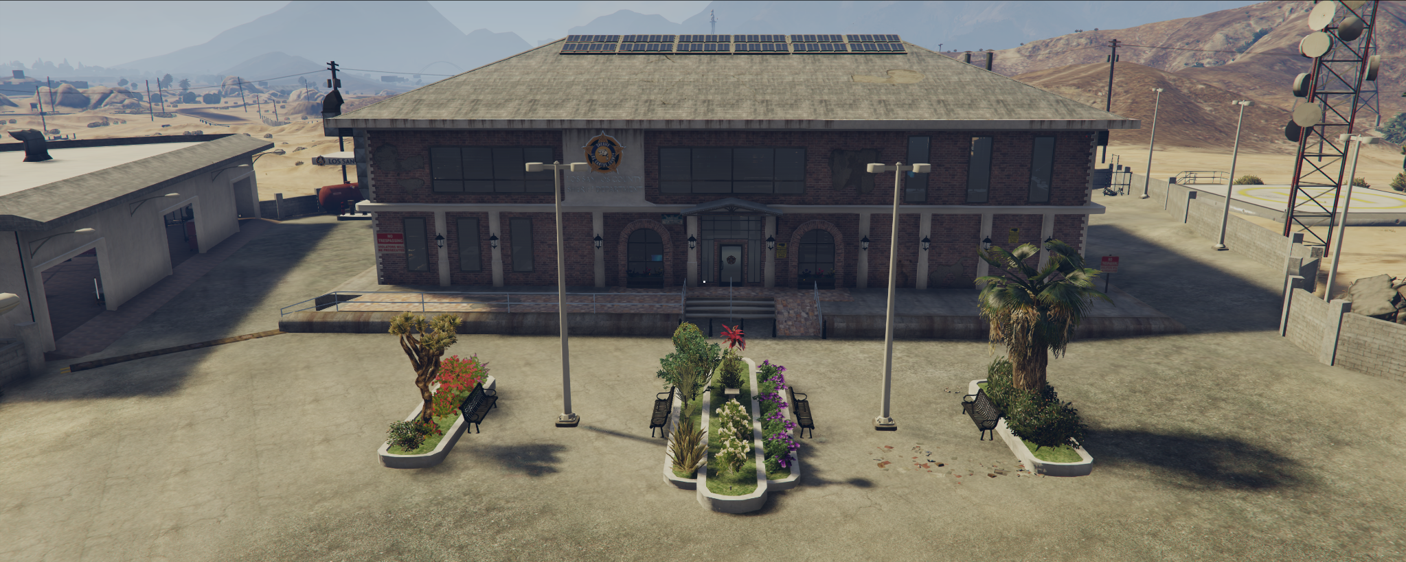 Gebäude des Los Santos Sheriff Department in Easthighway